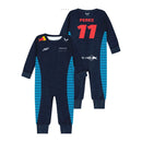 2024 F1 Racing Competition Baby Enthusiast Cycling Jumpsuit Hot Selling MAX VERSTAPPEN Baby Boy Girl Clothing Bull Crawling Suit