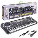 31/61 Keys Children Electronic Keyboard Piano with Microphone Beginner Musical Instrument Organ Educational Toys Gift for Kids