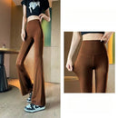 Matching Basic Women's Sweatpant Casual Lady's Sportswear New In Female Flare Pants Drawstring Wide Leg Pant Boot Cut Trousers