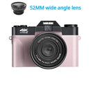 4K Digital Camera For Photography and Video Auto focus Anti-Shake 48MP Compact Vlogging Camera 3' '180°Flip Screen with Flash