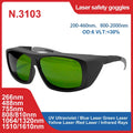 laser glasses 190-2000nm 10600nm OD6 CO2 Laser Protection goggles 1064 532 200-2000nm IPL Laser Safety Glasses  Laser protection
